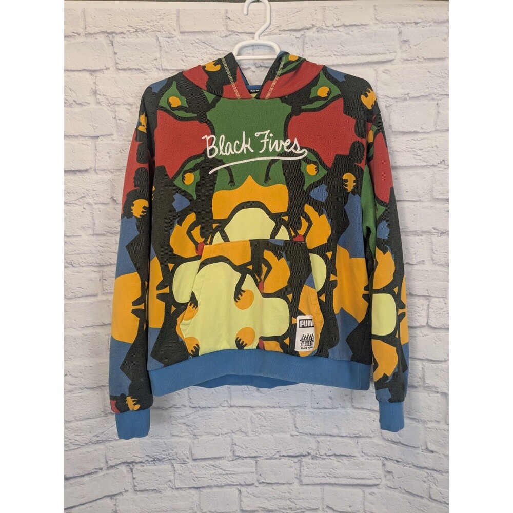 Puma x‎ Black Fives Harlem Hoodie Basketball Streetwear Multicolor Mens Medium
